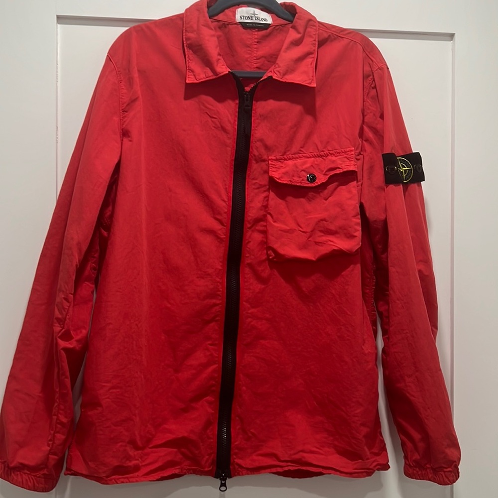 Stone Island Red lightweight jacket